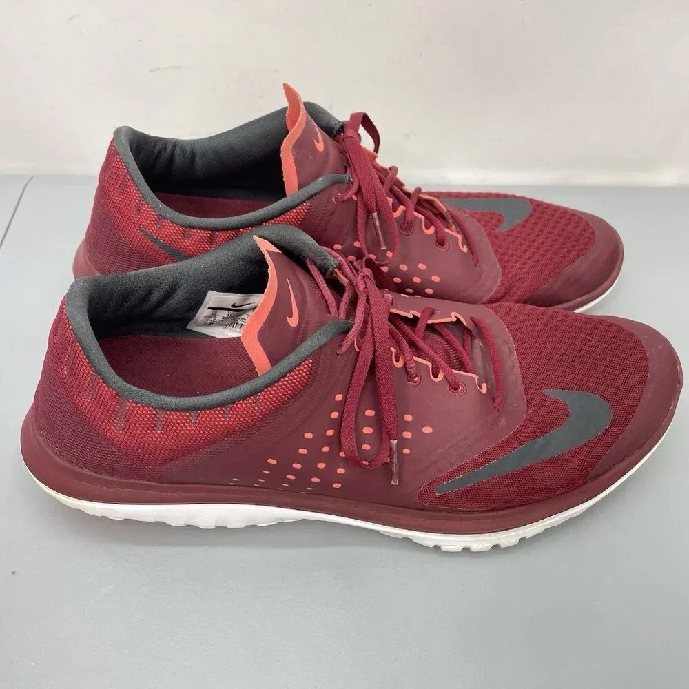 Nike FS Lite‎ Run 2 Sneakers Shoes Running Training Athletic Red Mens 13
